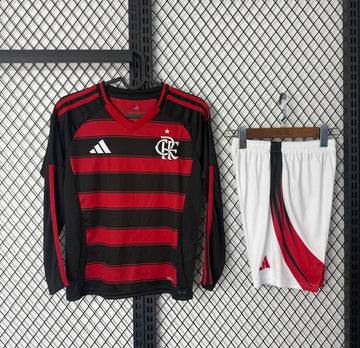 Conjunto Manga Longa - Flamengo 25/26