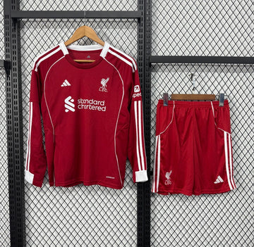 Conjunto Manga Longa - Liverpool 25/26