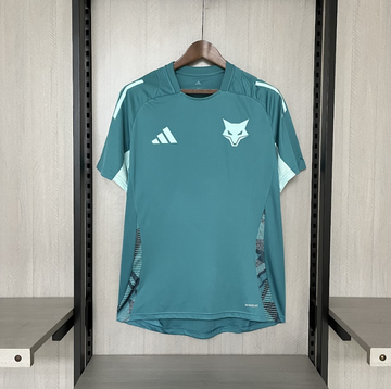 Camisa Cruzeiro 25/26 Treino Masculina - Azul Turquesa+Branco