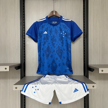 Conjunto Infantil Cruzeiro l 24/25 - Azul