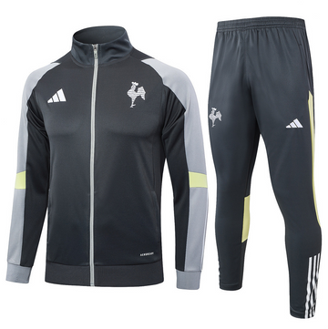 Conjunto Atletico Mineiro Adidas 24/25 Agasalho e Calça Cinza Escuro