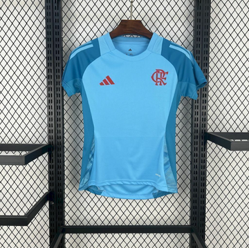 Camisa Flamengo Treino Feminina 25/26 - Azul