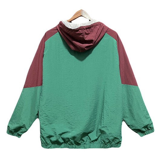 Jaqueta Corta Vento Fluminense - Vermelho Bordo e Verde