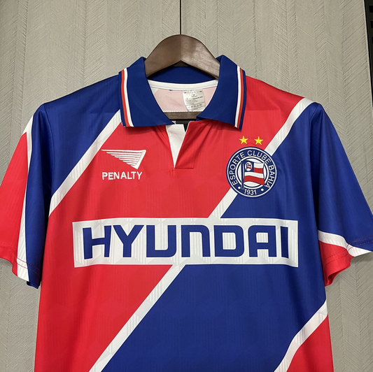 Camisa Polo Bahia II Retrô 1996 - Vermelho e Azul
