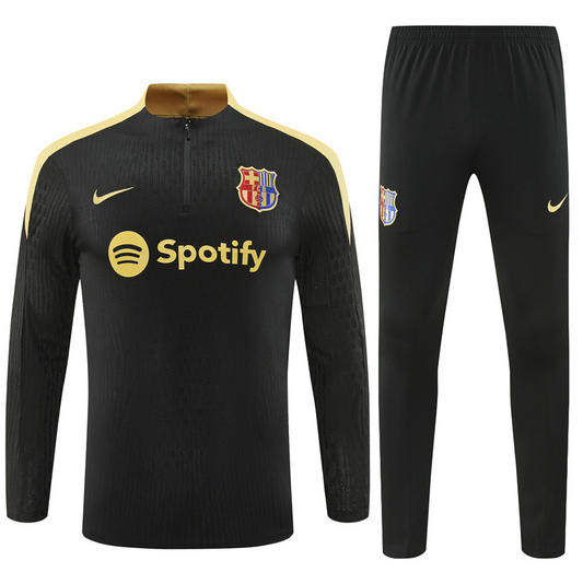 Conjunto Barcelona 24/25 Agasalho e Calça Preto