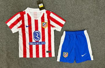 Conjunto Infantil Atlético de Madrid I - 24/25 Vermelho e Branco
