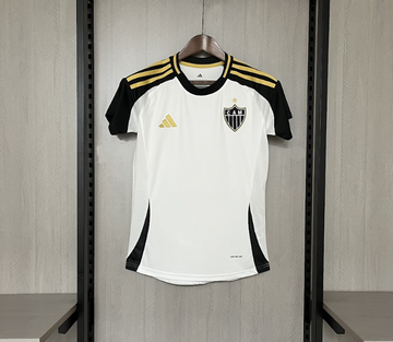 Camisa Atletico Mineiro Feminino - 25/26 Branca e Dourado