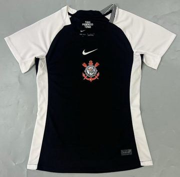 Camisa Corinthians - Feminina - Preta