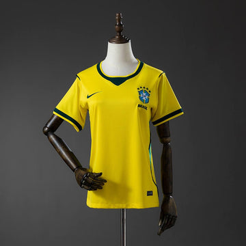 Camisa Feminina Brasil 2026 - Amarela